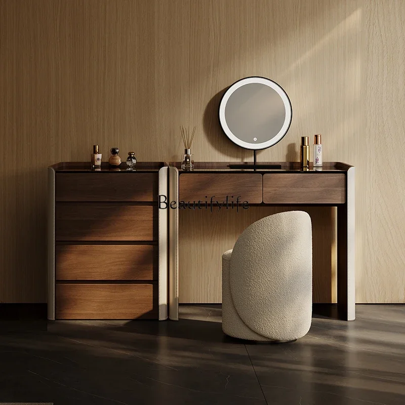 

Dresser light luxury chest integrated high-end small apartment simple modern makeup table