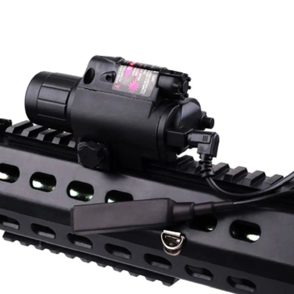 800 لومينز التكتيكية M6 مصباح ليد جيب كومبو الأحمر مسدس ليزر كشاف ضوء الملحقات صالح 20 مللي متر السكك الحديدية للصيد في الهواء الطلق #5
