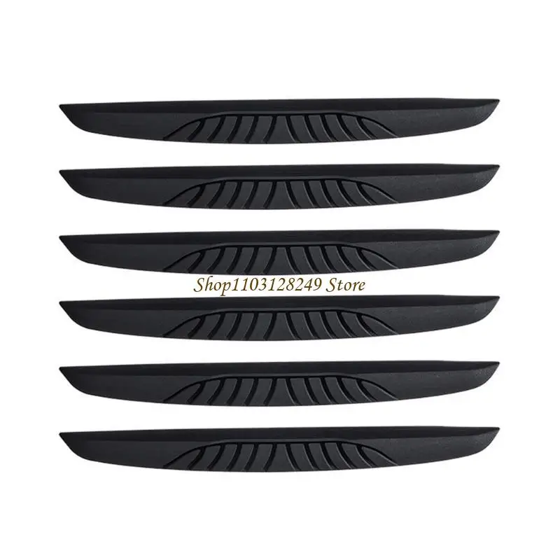 N5kd 6 PCS حافة باب حافة الباب حافة غير مرئية حماة باب حافة حافة السيارة
