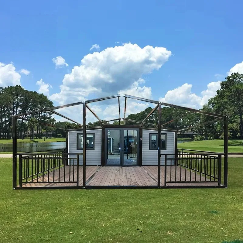 YG Customized Newest Prefab Homes Luxury Foldable Prefab Container House Portable House To Live In Expandable Prefabricated Hous