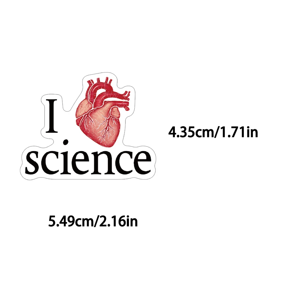 50 SZTUK Retro Anatomia Naukowa Ludzki Organ Naklejka Oko Serce Mózg Wątróbka Trunk Kończyny Kolekcja Artystyczna Dekoracja Etui na Telefon Kubek