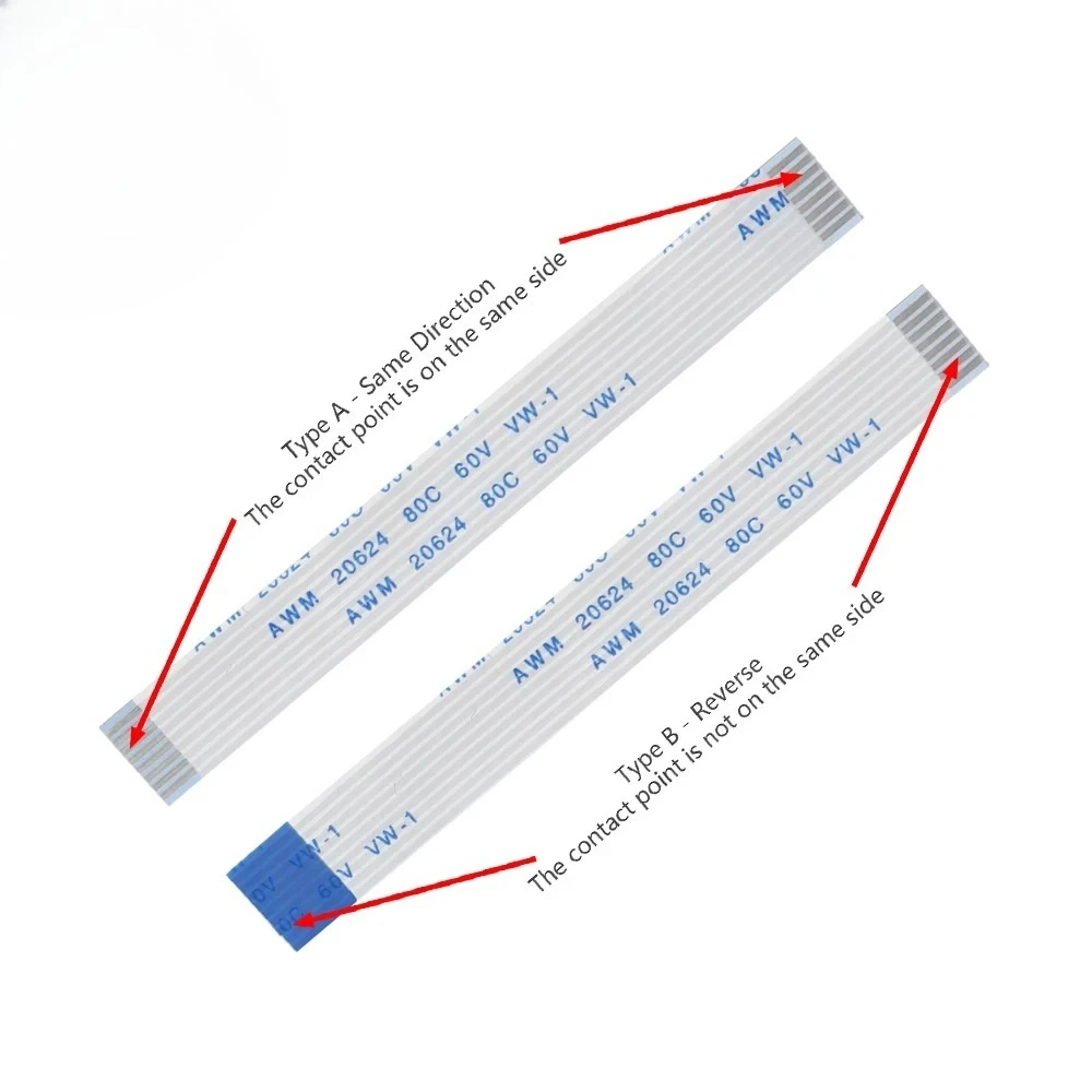 100 قطعة FPC FFC الشريط مرنة كابل مسطح الملعب 1 مللي متر الاتجاه الأمامي FFC سلك 4/5/6/8/10/12/14/15/16/18/20/24/26/28/30/32P #3