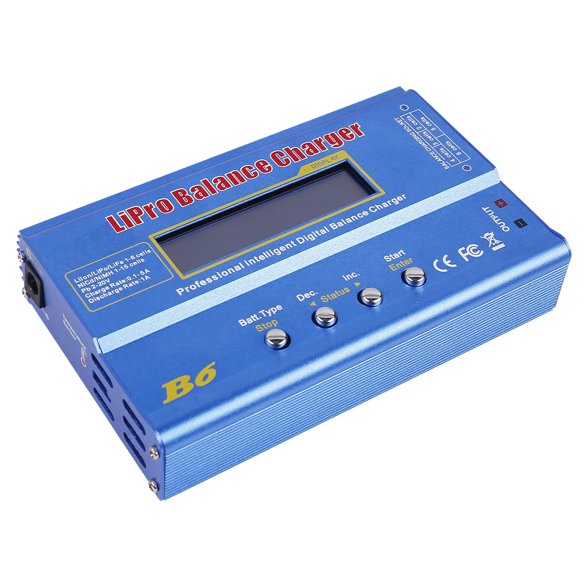 B6 50W 80W 6A Batterijlader Lipo NiMh Li-ion Ni-Cd Digitale B6 Lipro Balanslader Ontlader