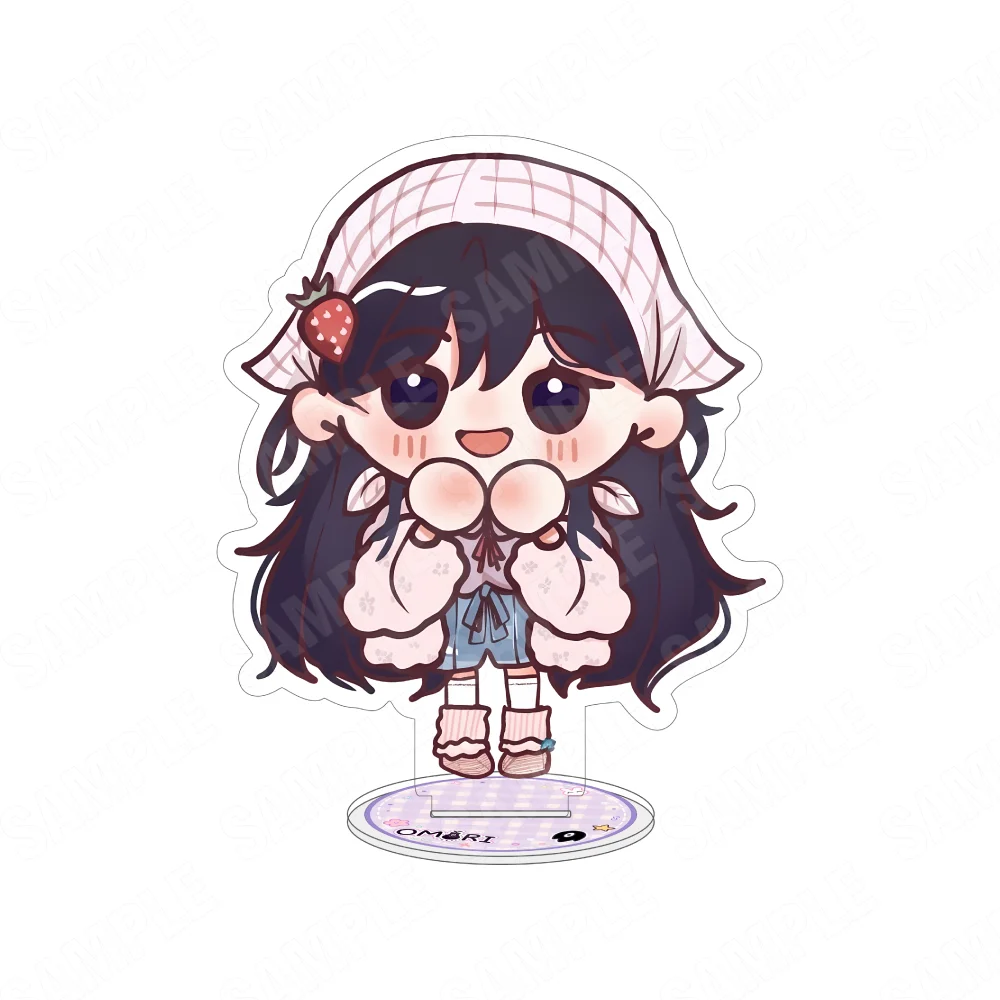 Omori Game 10CM Acrylic Stand Keychain Sunny Basil Aubrey Kel Casual Chibi Desk Decor Collectible Gift for Indie Fans