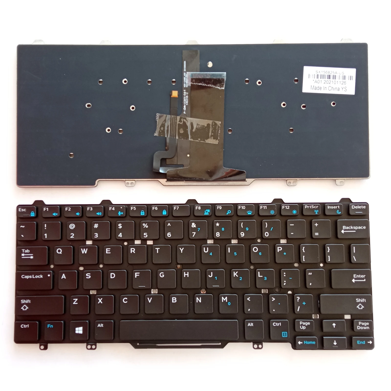 

for DELL Latitude NSK-LKAUW 0U 3350 E3340 14 SN7230 3340 E5450 E7470 0VW6J9 PK1313D4A10 9Z.NB2UW.A0U US Laptop Keyboard
