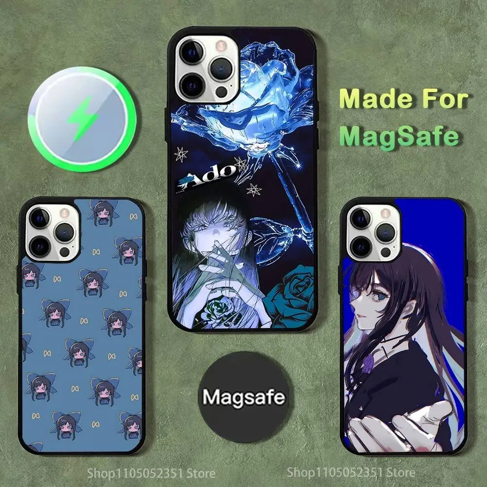 

A-Ado Kyogen X Uta Phone Case For iPhone 16,15,14,13,12,11,Pro,Max,Plus,Mini,SE4,E Magnetic Magsafe Wireless Charging