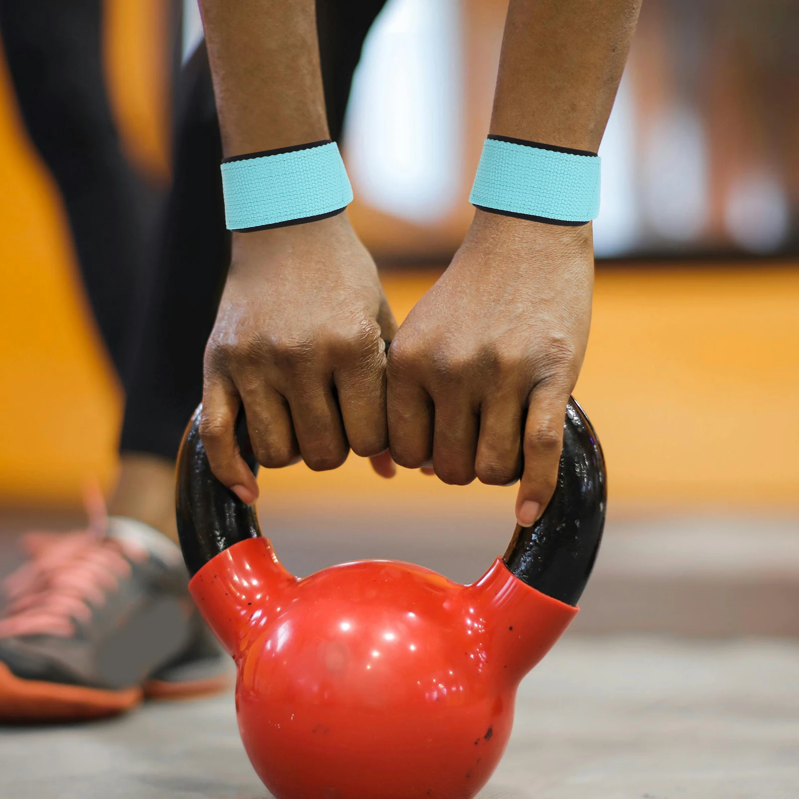 

Weight Belt Fitness Wrist Gloves Lifting Straps Polyester Protector Grip for Gym