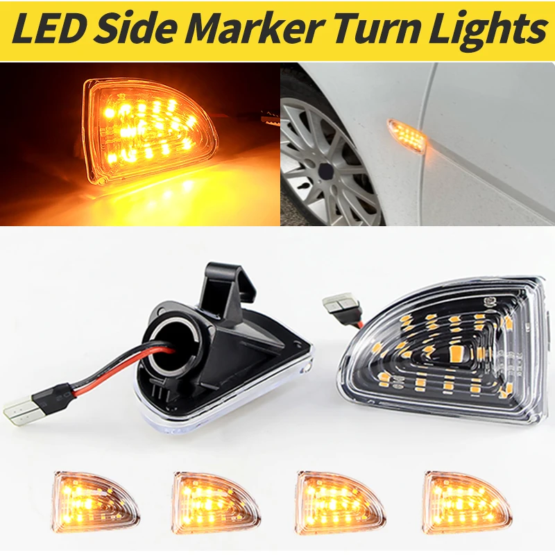 

2 шт. светодиодный динамический боковой габаритный фонарь указателя поворота для Mercedes-BENZ Smart Fortwo W451 Coupe/Cabrio MKII 2007-2015 автозапчасти