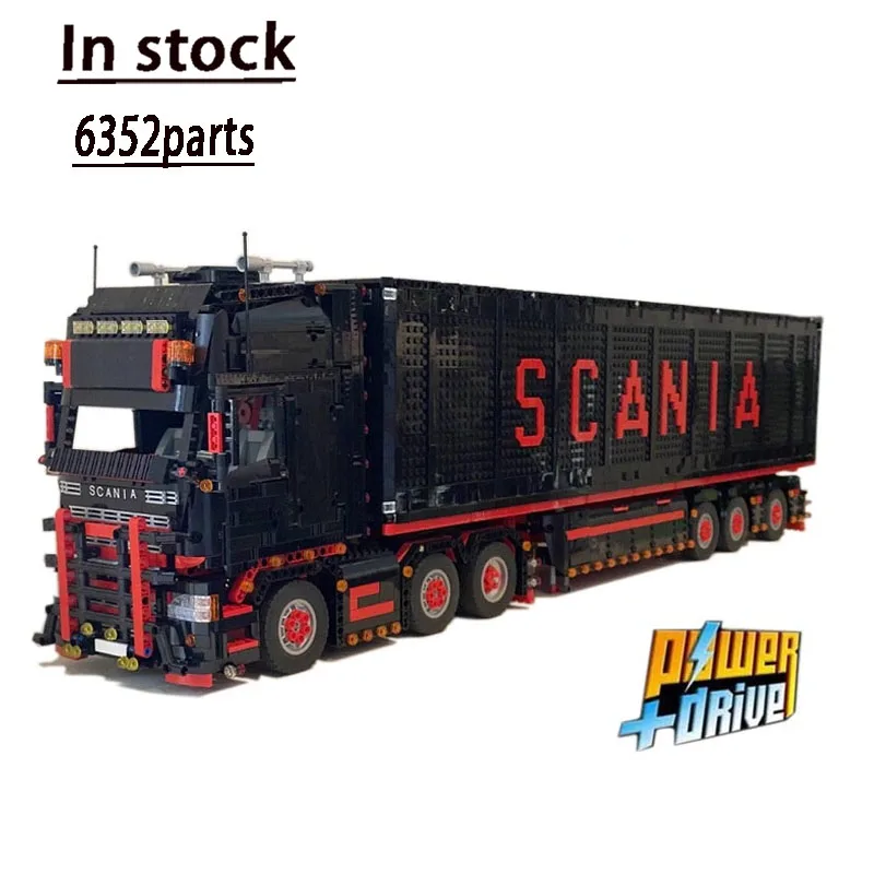 

Electric RC City Transport Big Truck R 620 Assembly Splicing Building Block Model 6352 Building Block Parts Kids Toy Gift