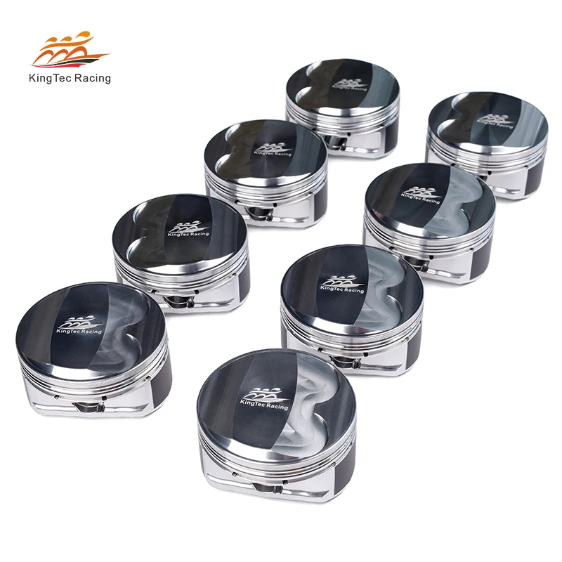 KTC Racing S65 S65B40 S65B44 Forged 4032 Aluminum Pistons for BMW 2008-2013 BMW E90 E92 E93 M3 Performance Parts with Rings Pins