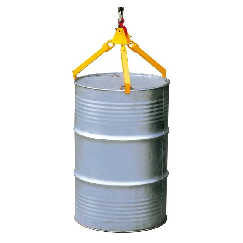 

Mechanical Steel Oil Drum Horizontal Lifting Clamp Double Chain Plastic