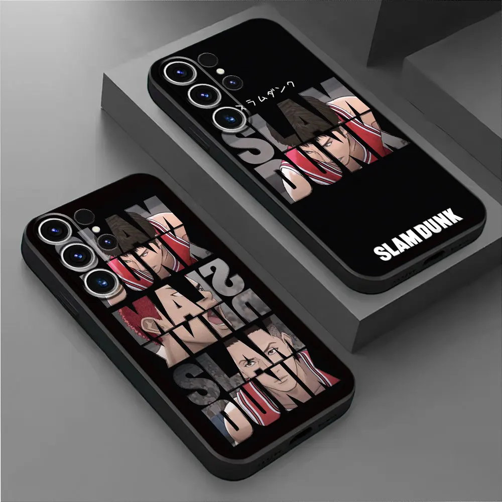 Anime Slam Dunk Case for Samsung Galaxy S10 S20 FE S10e S21 Ultra 5G S9 S23 S22 Plus S20Ultra TPU Soft Back Cover