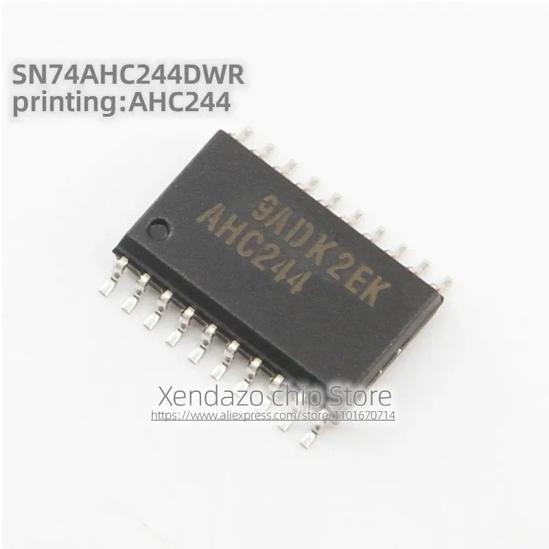 10pcs/lot SN74AHC244DWR SN74AHC244 Silk screen printing AHC244 SOP-20 package Wide body 7.2mm Original genuine Logic chip