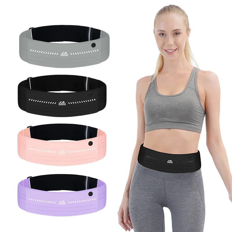 Waist Bag Sports Men Belt Bag Ultra-Thin Waterproof Mini Women Run Light Waist Pouch Anti-theft Waist Packs Invisible Chest Pack