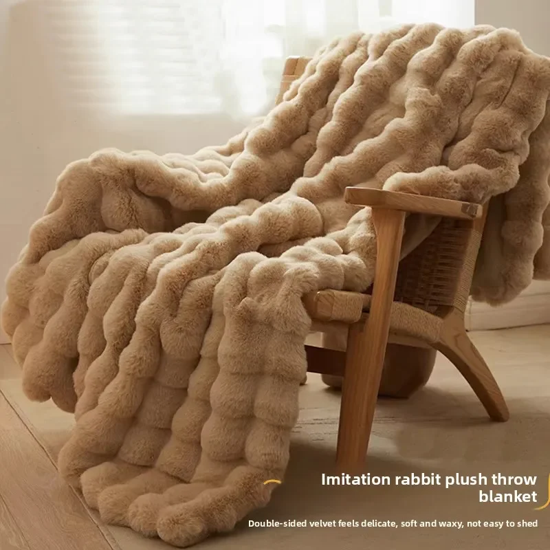 2025-new-high-gram-double-layer-imitation-rabbit-fleece-blanket-winter-thickened-warm-office-nap-blanket-household-blanket