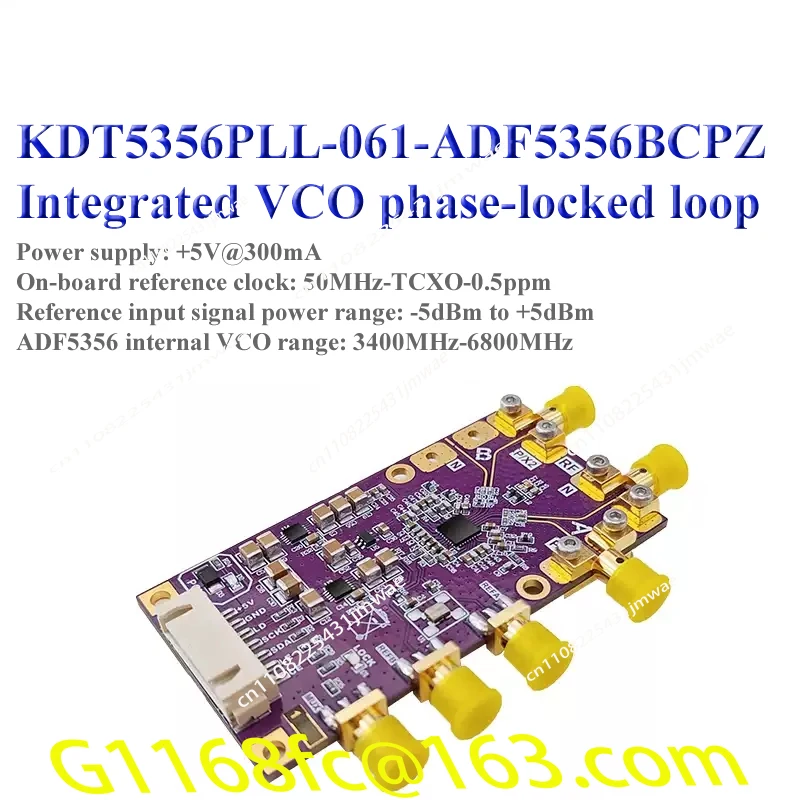 ADF4356 Module Phase-locked Loop Phase Detector 54MHz – 6.8GHz Bandwidth Frequency Generator