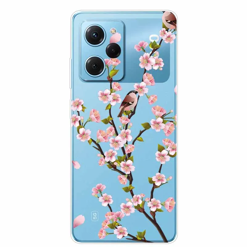 Per custodia POCO X5 Pro 5G cover morbida in Silicone TPU trasparente per custodie Xiaomi Poco X5 5G custodia Poco X 5 Pro trasparente Capas PocoX5