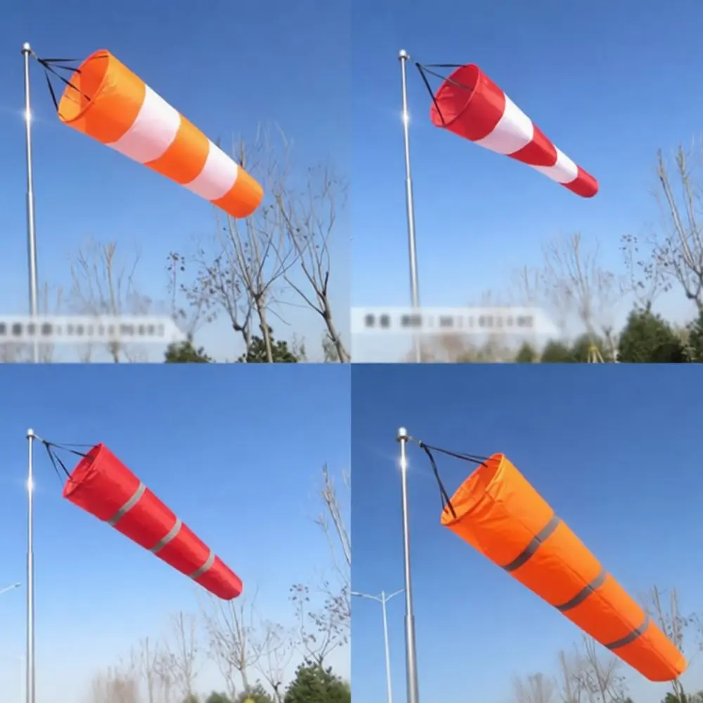 Night Vision Wind Sock Reflective Safety Tool Waterproof Weather Indicator Outdoor Direction Measurement Gauge Airport