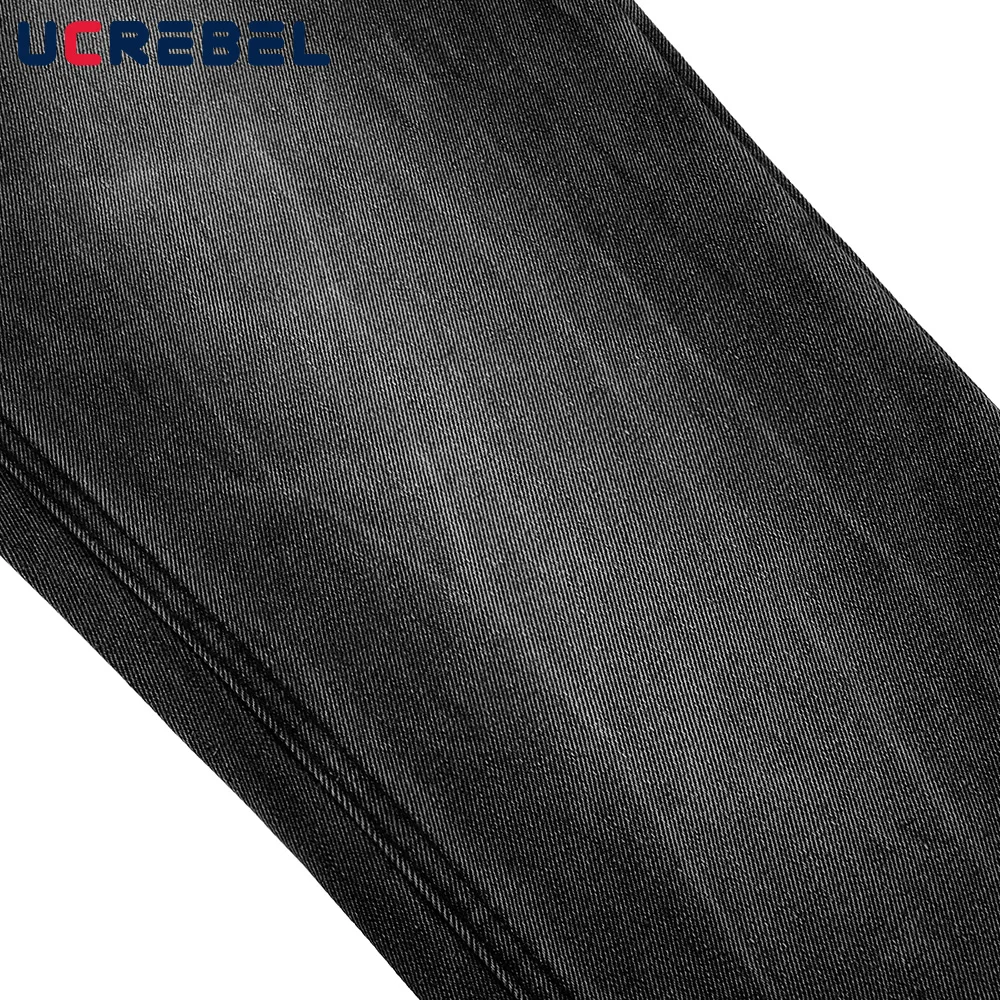 Lightning Texture Washed Distressed Jeans Heren Retro High Street Pocket Loose Denim Flare Broek Heren