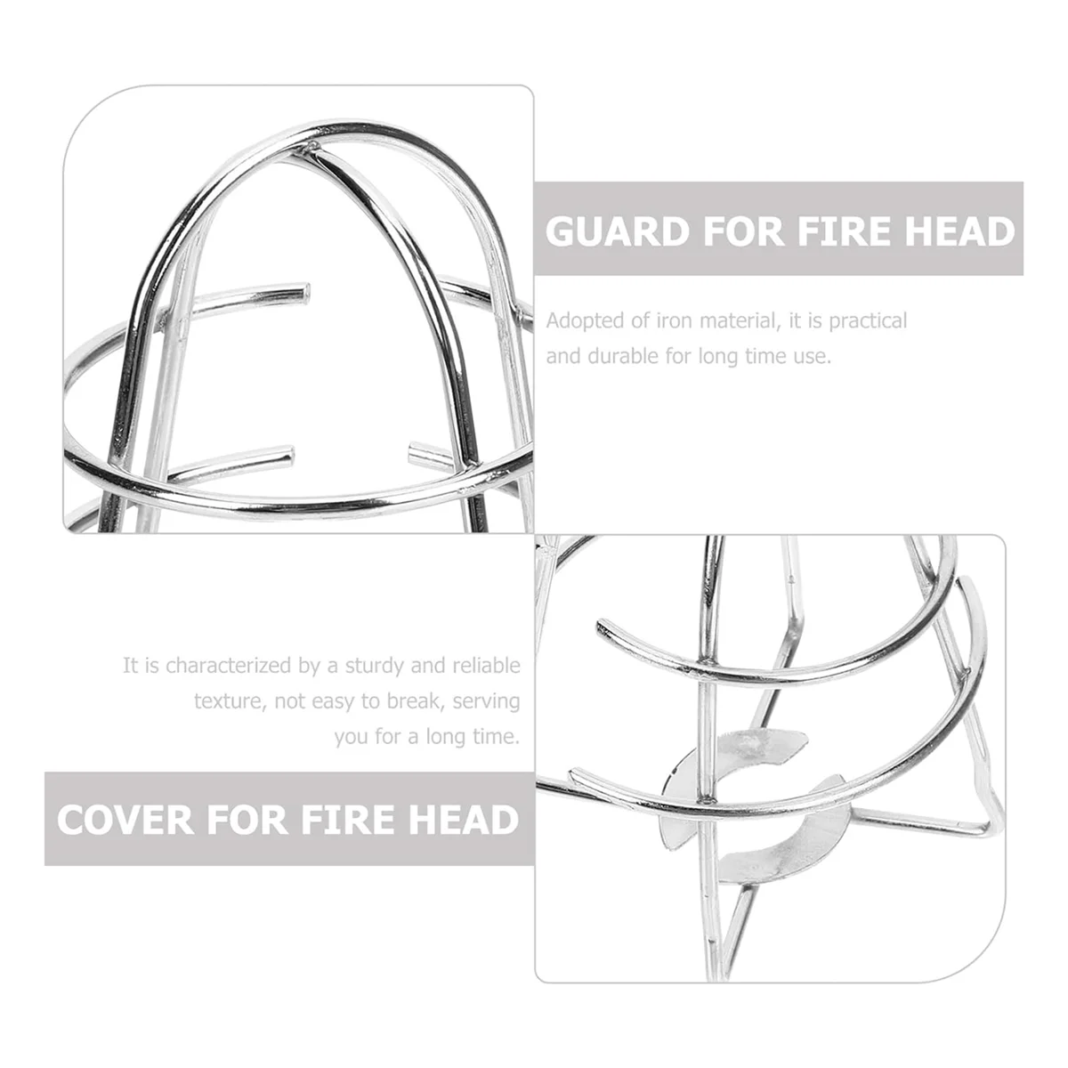 

A11I Fire Sprinkler Head Guard Cover Fire Head Cage for Protecting Flush Mount/Side Wall Drywall Pendent Head Recessed 4pcs