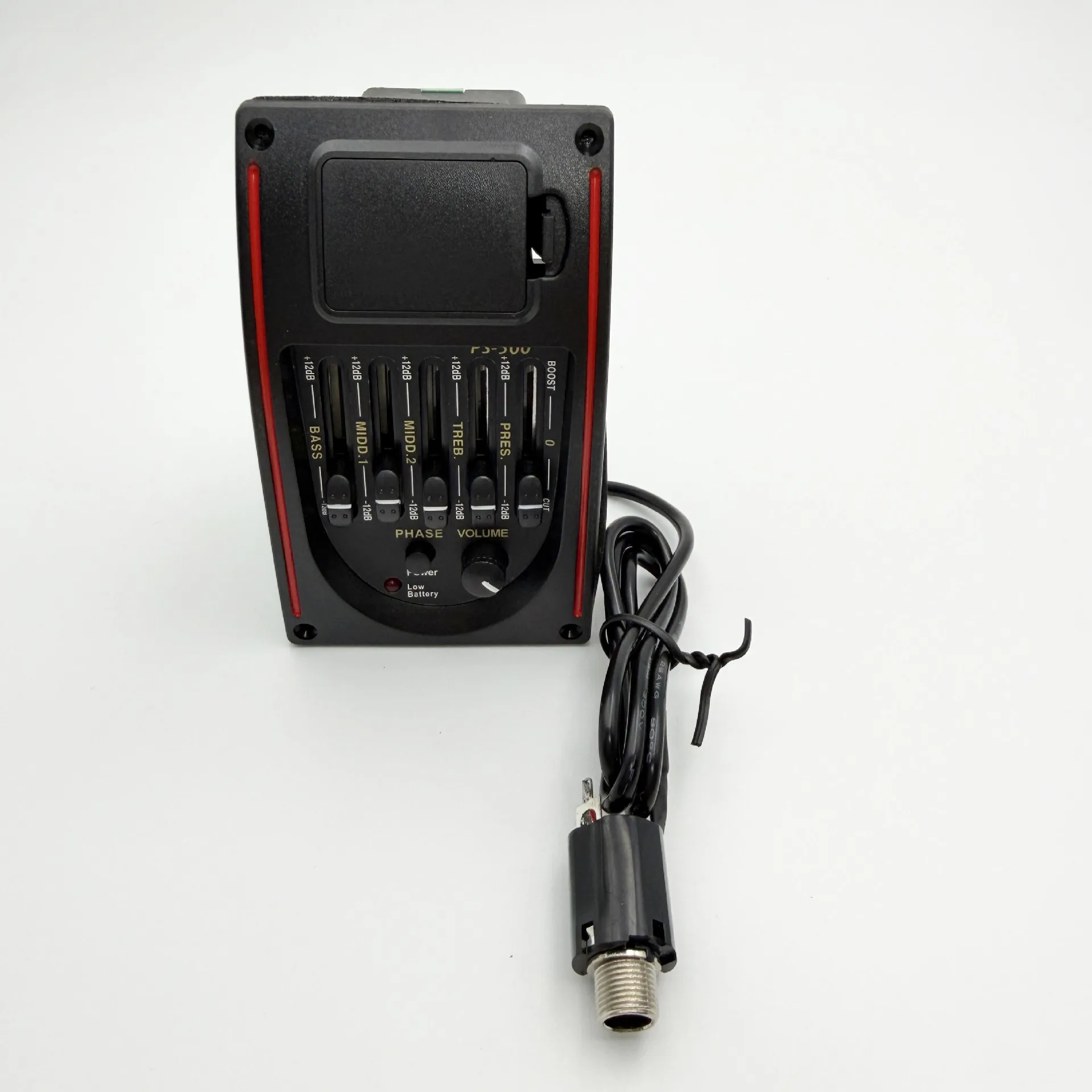 PS-500 Acoustic Guitar Pickup 5-Band EQ Preamp with Piezo for Folk/Classical Guitar Parts Complete Kit