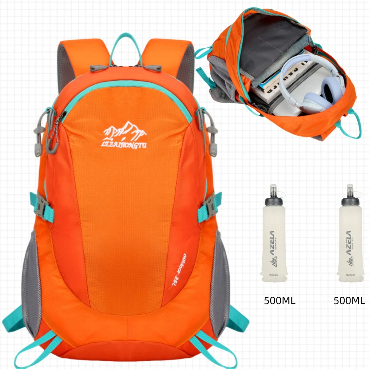 

Рюкзак для активного отдыха 25L – Спортивный рюкзак для походов на короткие расстояния, альпинизма, кемпинга, путешествий, скалолазания, пешего туризма, спортивная сумка-дафл