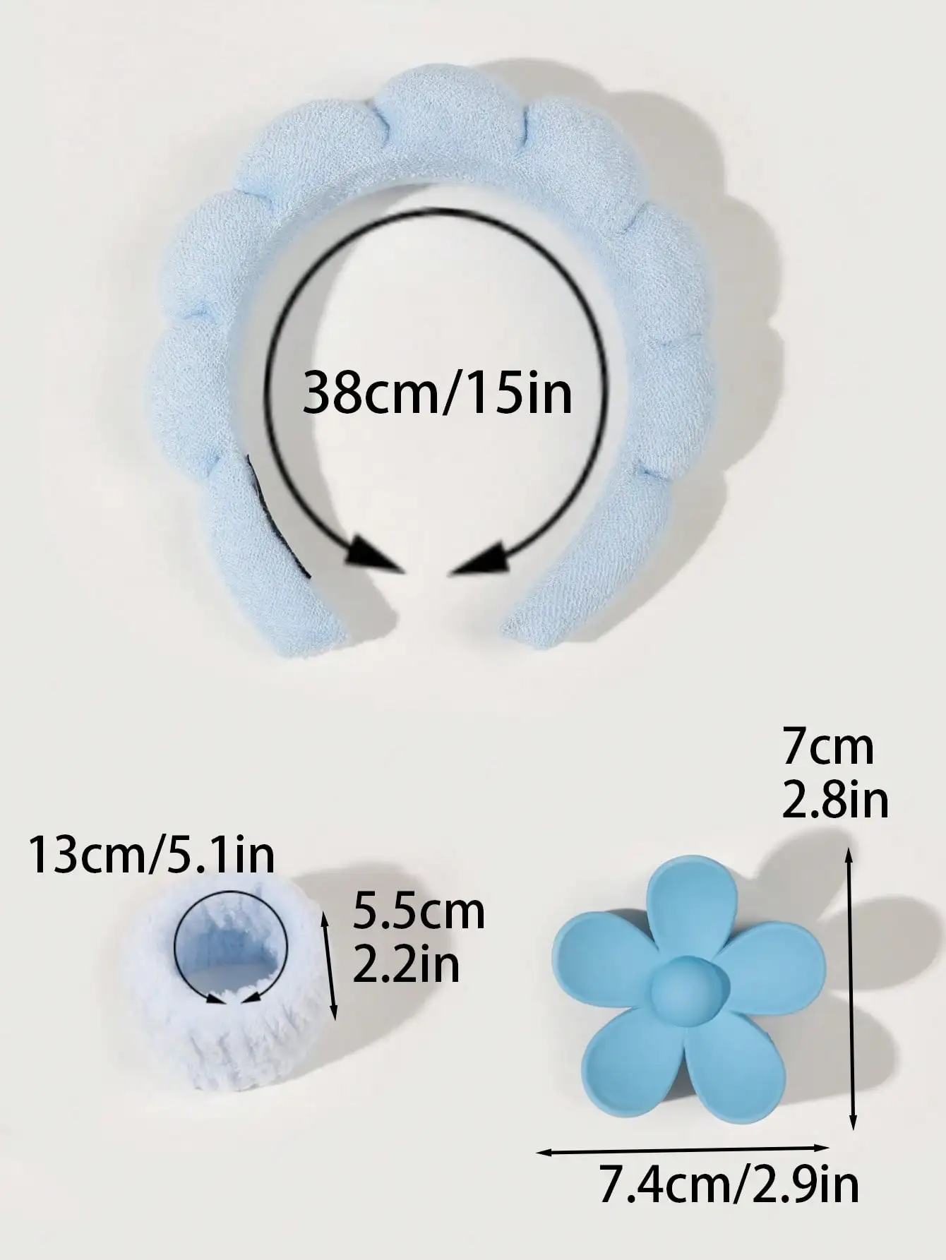 2026 Neues rosafarbenes Geschenkbox-Wolken-Stirnband-Set, Waschgesicht, Armband-Set, Haarband für Frauen, Haar-Accessoires, Urlaubsgeschenk, Kopfbedeckung – Detail 12
