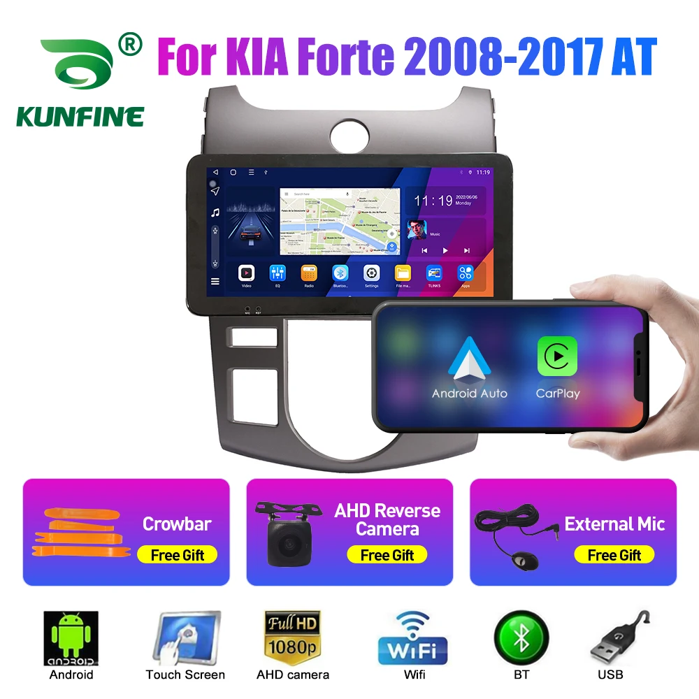 

10.33 Inch Car Radio For KIA Forte 2008-17 MT/AT 2Din Android Octa Core Car Stereo DVD GPS Navigation Player QLED Screen Carplay