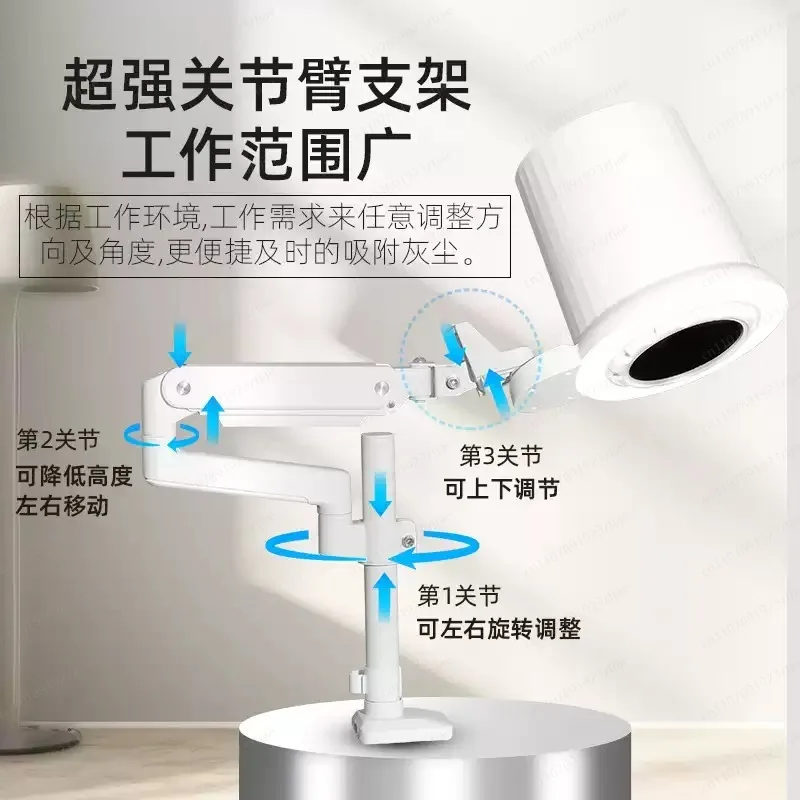 80W Nail Dust Collector, Large Size Desktop Vacuum, Illuminated Nail Vacuum, vAcuum Unit