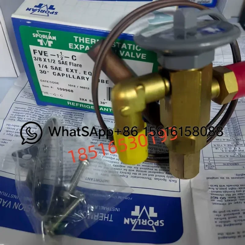 SPOELAN Thermal Expansion Valve FVE SVE Series Replacement SVE-5-CP100 SVE-10-CP100  SVE-8-CP100 SVE-15-CP10 FVE-1-1-2-C FVE-