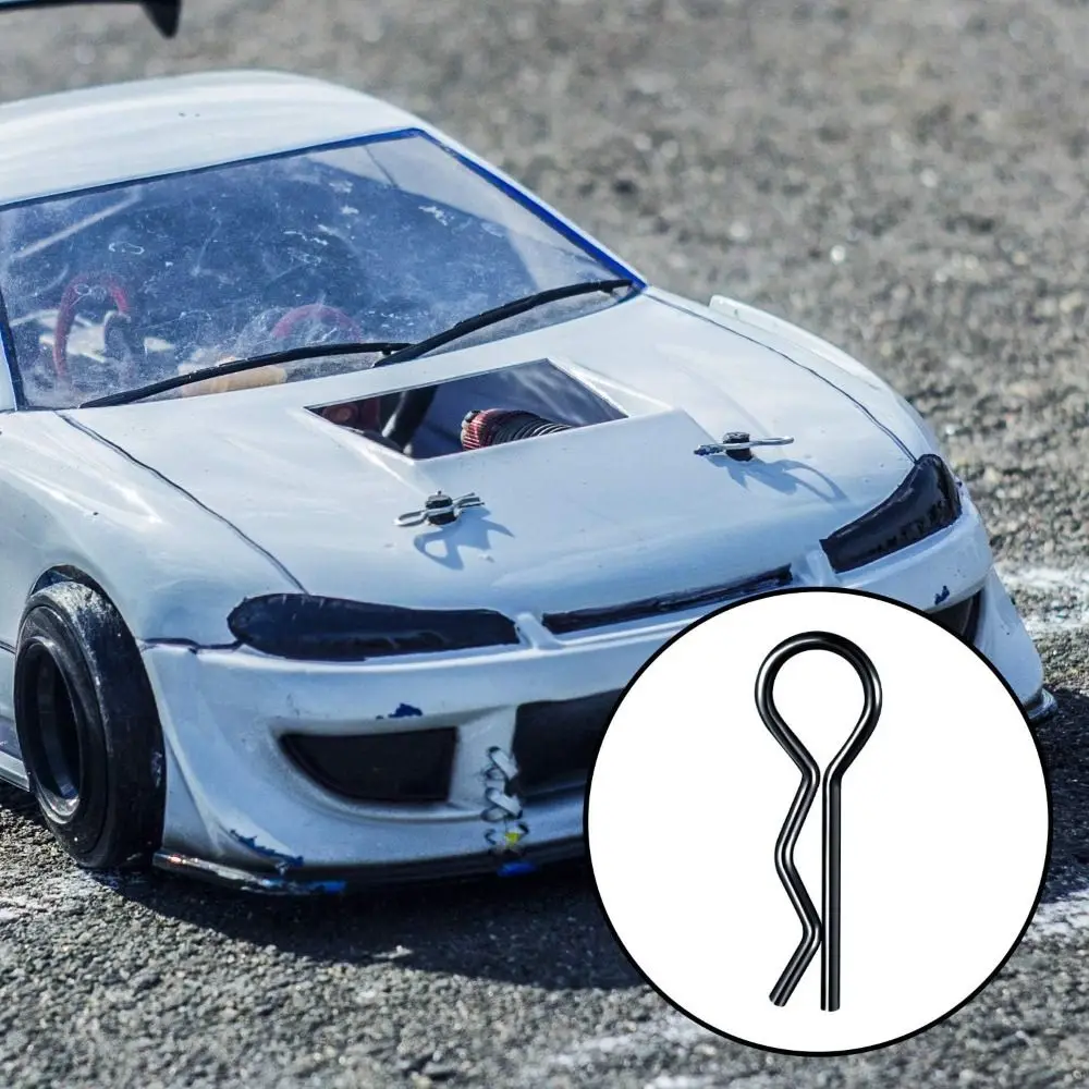 New 1/8 1/10 RC Body Clips Metal R Type R-Clips Wave Shape Car Truck Clip RC Cars Parts