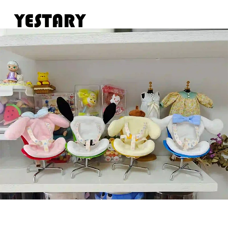 YESTARY Dolls Accessories Safety Seats Toys For Bjd 1/12 1/8 1/6 Ob11 Dolls Fashion Cute Carseat For Dolls Car Journey Furniture