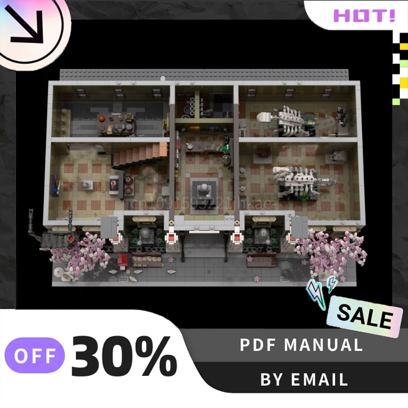 [6863PCS] Aangepaste MOC Dubbele Natuurlijke Geschiedenis Museum Creatieve Bouwstenen Set STEM Educatief Speelgoed Bouwmodel Kit