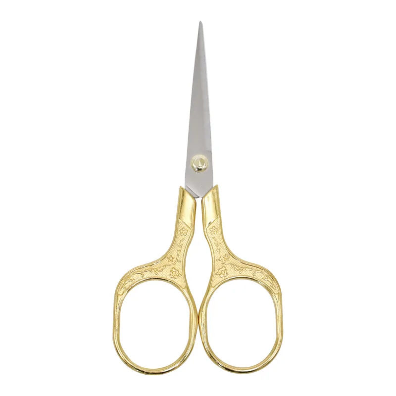 Vintage Plum Pattern Scissors Stainless Steel Multi-Purpose Scissors Essential Textile Tools