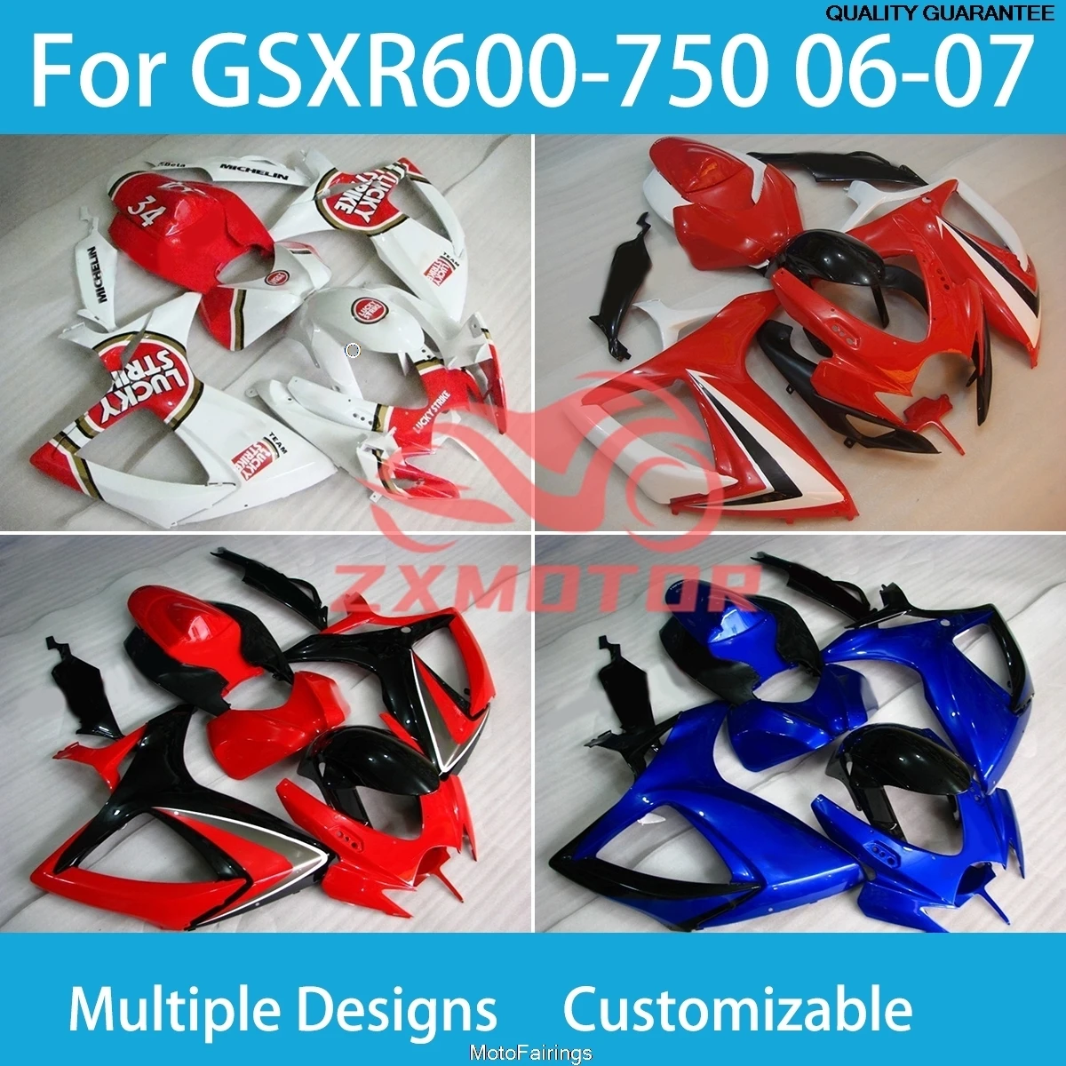 Fairing Set for SUZUKI K6 GSXR 600 750 2006 2007 Motorcycle Fairings GSXR600 GSXR750 06 07