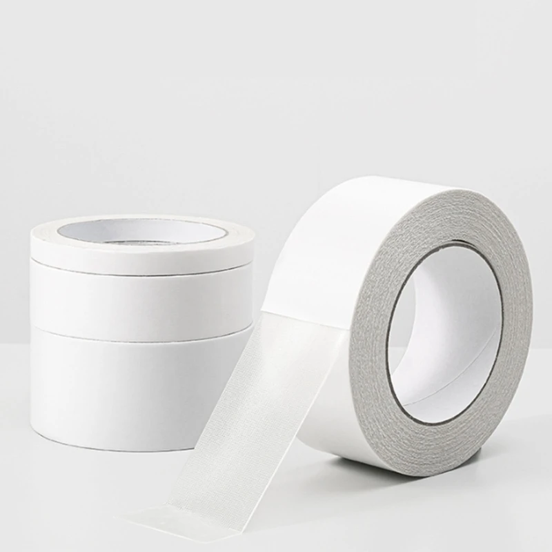 W89C Double Sideds Thickened Carpet Tape NonSlip Translucents Fiber For Highly Areas Secure Adhesive