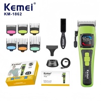Kemei Hair Clippers Professional Hair Clippers Adjustable Hair Cutting Machine 9000 RPM Electric Barber Clipper for Men KM-1862