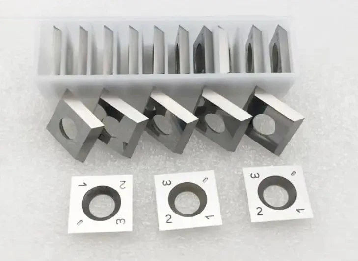 10pcs Woodworking cutting tools - Abandoned hard alloy blades - Imported spiral cutting head end mills - Four sided planing