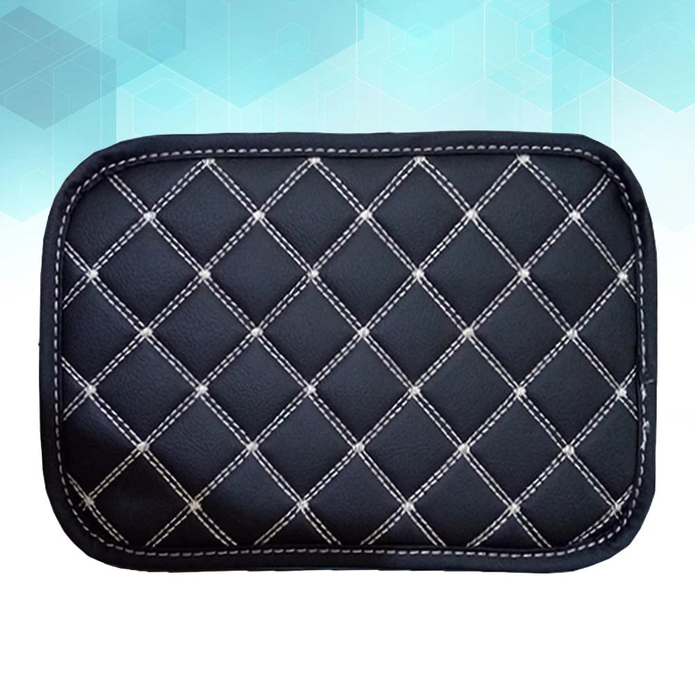 

Car Armrest Box Pad Grey PU Thick Comfortable Non-Slip Sponge Soft Wear-Resistant Auto Armrest Console Mat