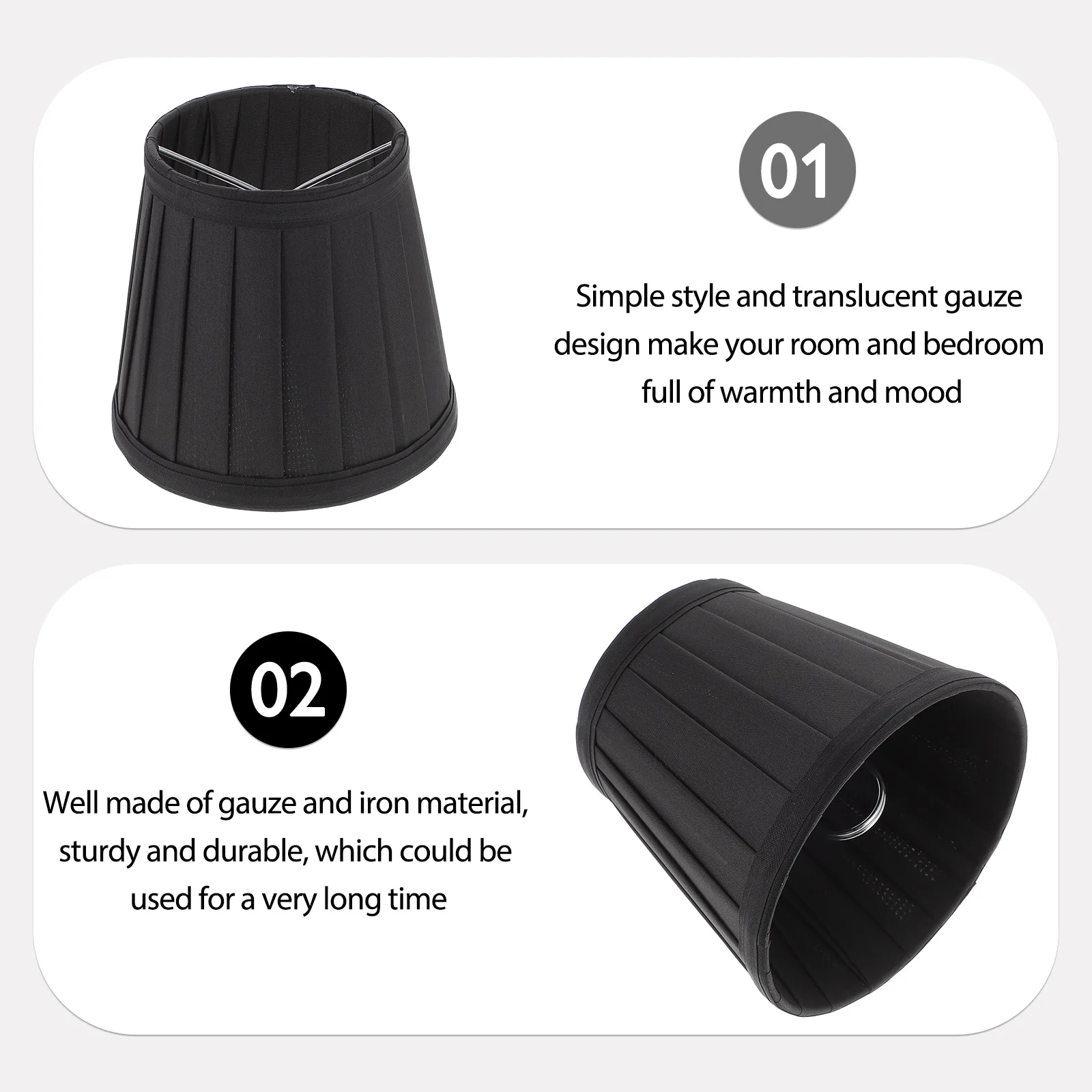 

Lamp Shade Cover For Ceiling Wall Lamp Bedroom Living Room Study Hotel Dustproof Cloth Lampshade Replacement Accessory