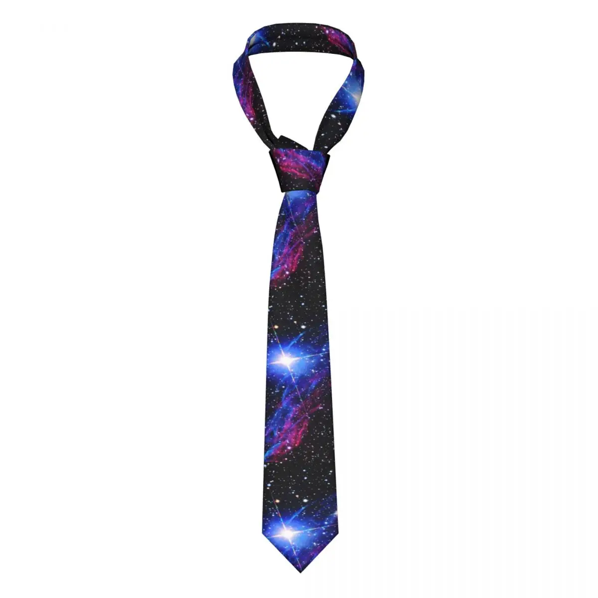 Galaxy Fantasy Nebula Star Neckties Unisex Polyester 8 cm Universe Space Sky Neck Tie Mens Casual Classic Accessories