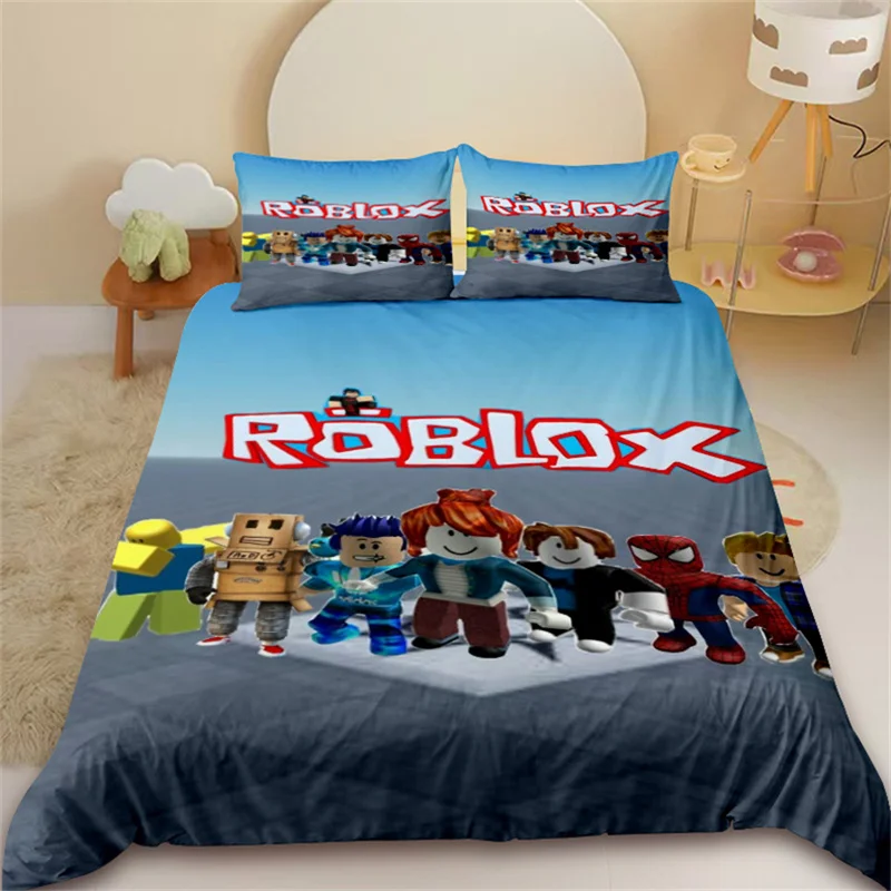 

Roblox duvet cover, digitally printed, high-definition printing (single/double sizes), suitable for living room/bedroom bedding