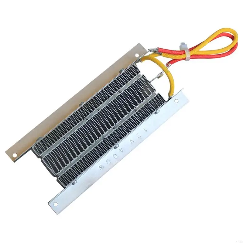 PTC CERAMIC AIR HEATER معزول PTC عنصر التسخين العنصر السيراميك الأنبوبية السخان هواء الهواء استجابة سريعة (12V 400W) N58D