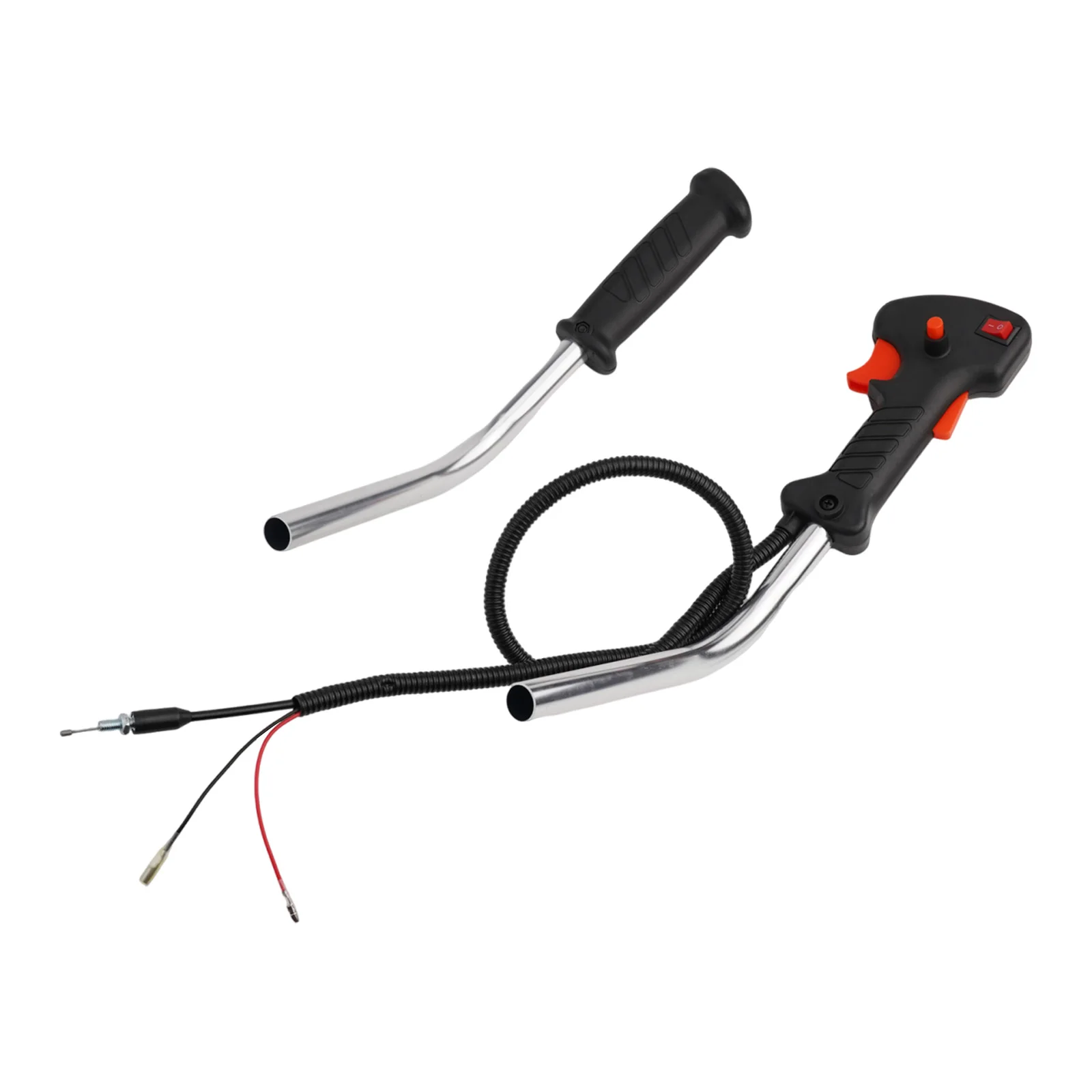 Complete Brushcutter Control Tube Handle Switch and Throttle Trigger Cable for Garden Trimmers and Brush Cutters