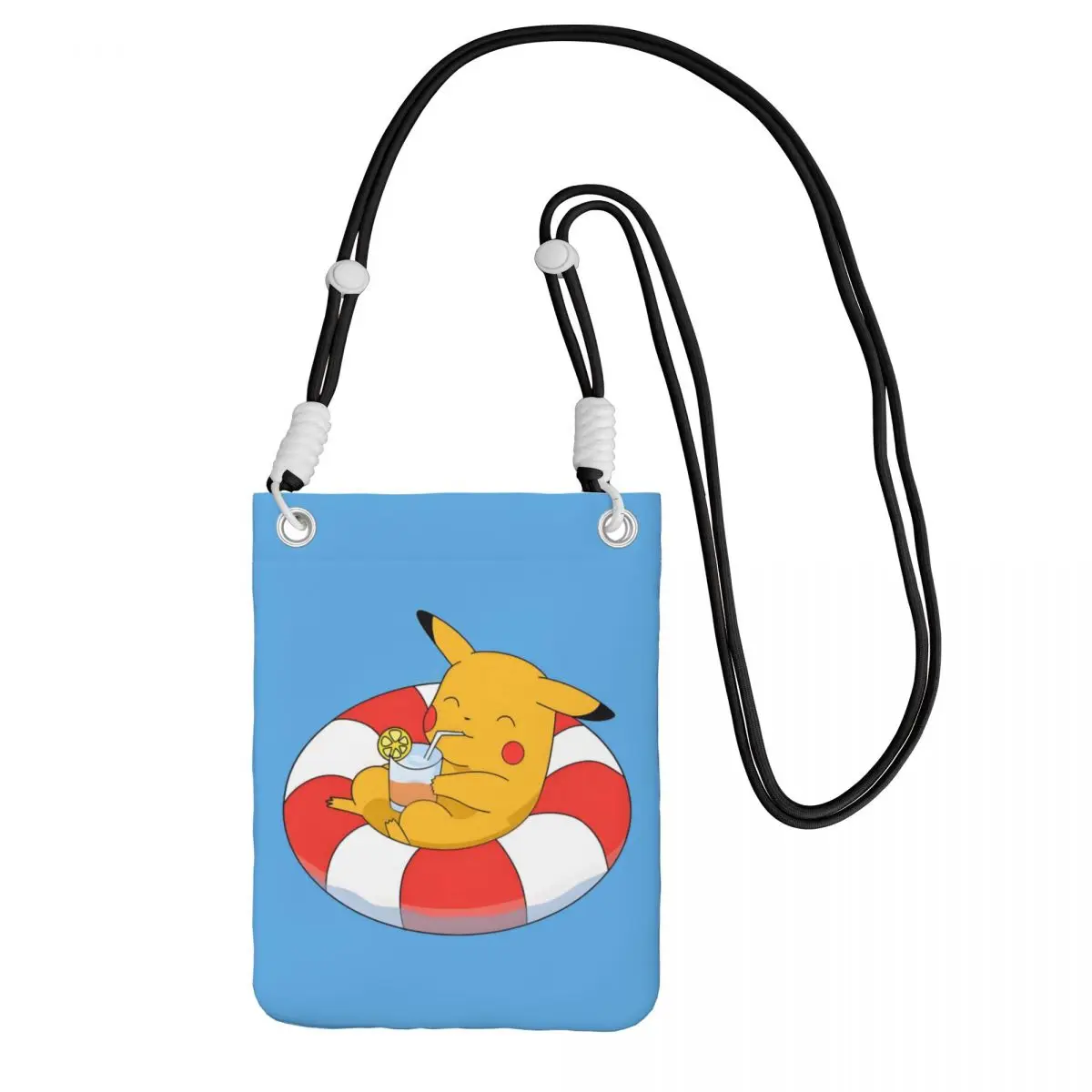 

Custom P-Pikachus Carry A Mobile Phone Bag Diagonally Men Women Casual Cute Mobile Phone Bag Camping Biking Phone Money Pouch