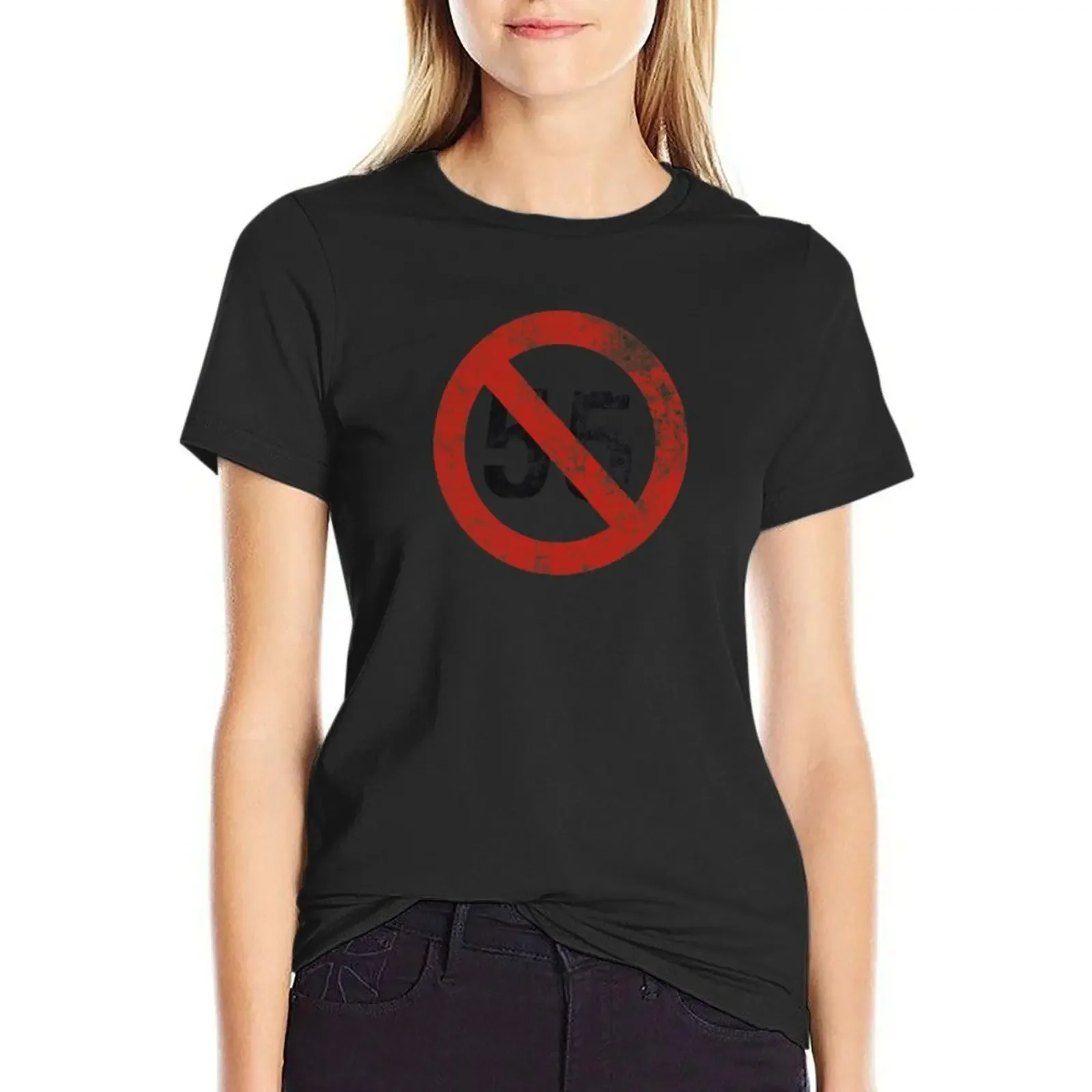 

I CANT DRIVE 55 T-Shirt sports fans summer clothes summer tops plain t-shirt dress for Women plus size