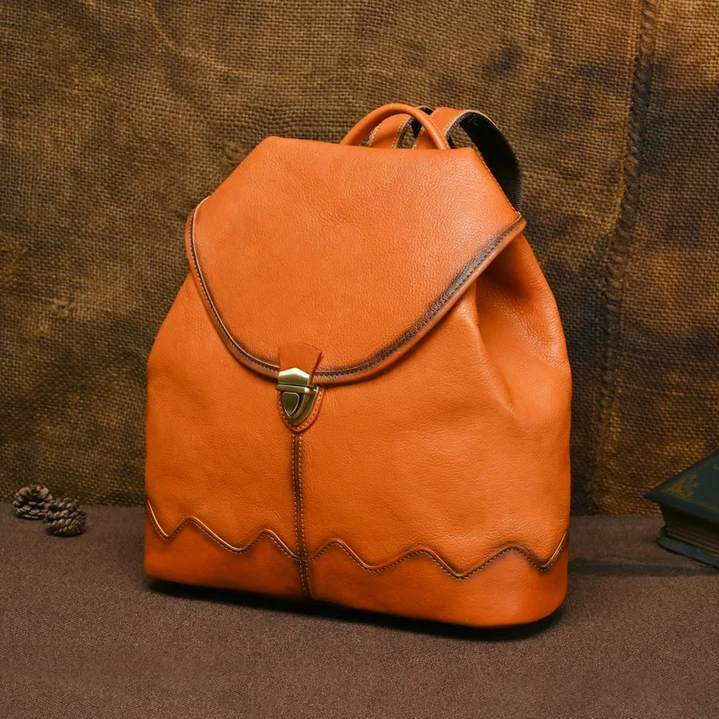 

Art Hand Painting Customize Totes Real Cowskin Leather Ladies Hand Bag Female Carteras Para Mujer De Moda Originales Casual