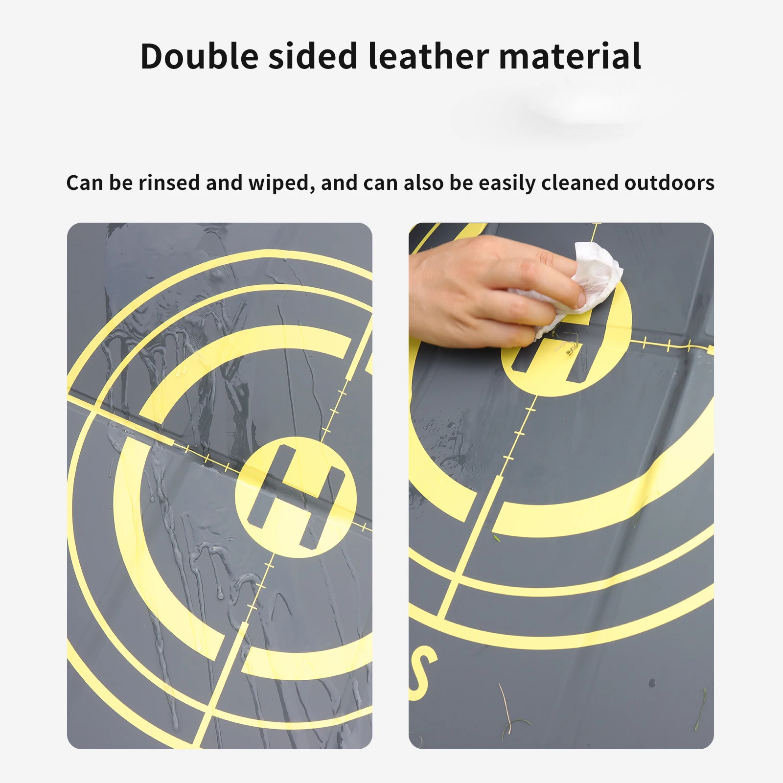 Tappetino di atterraggio universale da 55 cm per DJI Avata 2/Air 3S/Air 3/Mini 3 4 Tappetino di atterraggio per grembiule pieghevole riflettente per DJI Mavic 4 Pro Drone