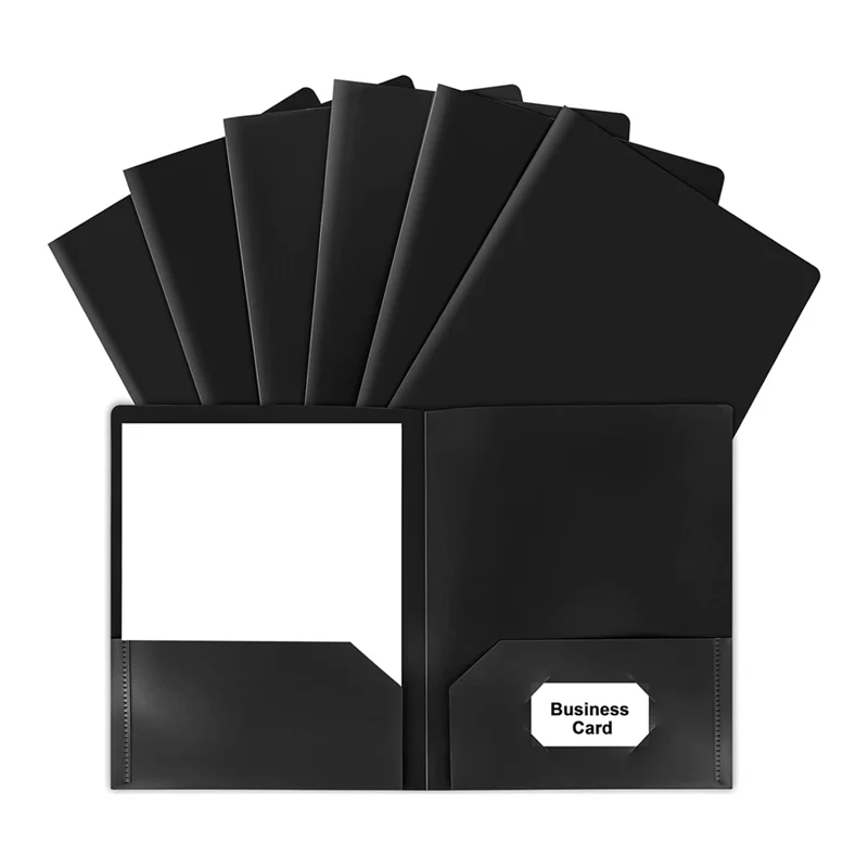 Suitable Folders With Pockets, 25 Pack 2 Pocket Folders Fit Letter Size, File Folder With Pockets For School Office Home