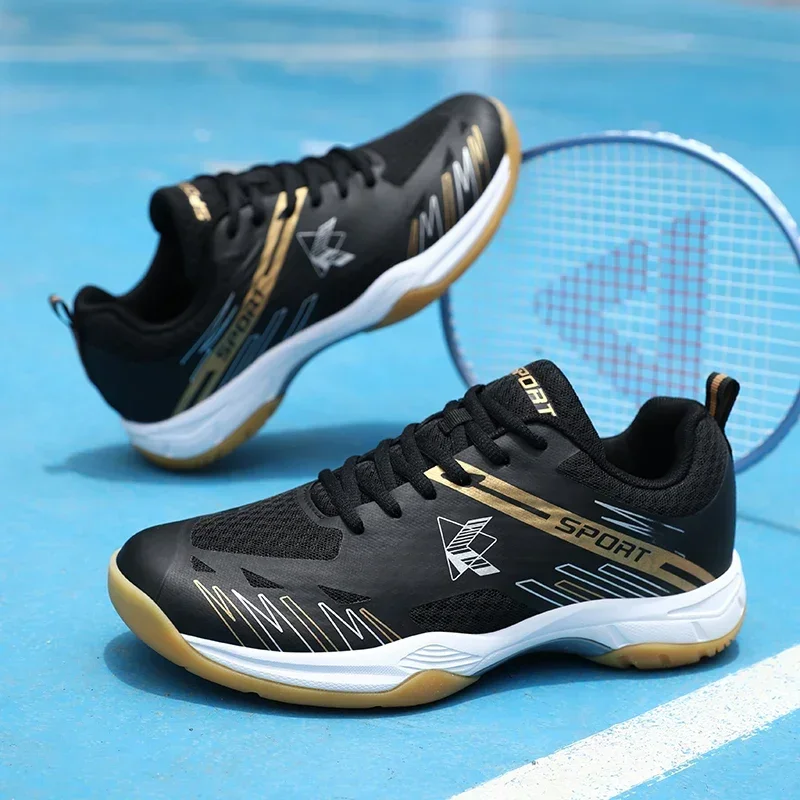 Mannen Vrouwen Sport Badminton Training Schoenen Zwart Unisex Fitness Atletische Tennisschoenen Antislip Jongen Meisje Volleybal Sneakers 8205